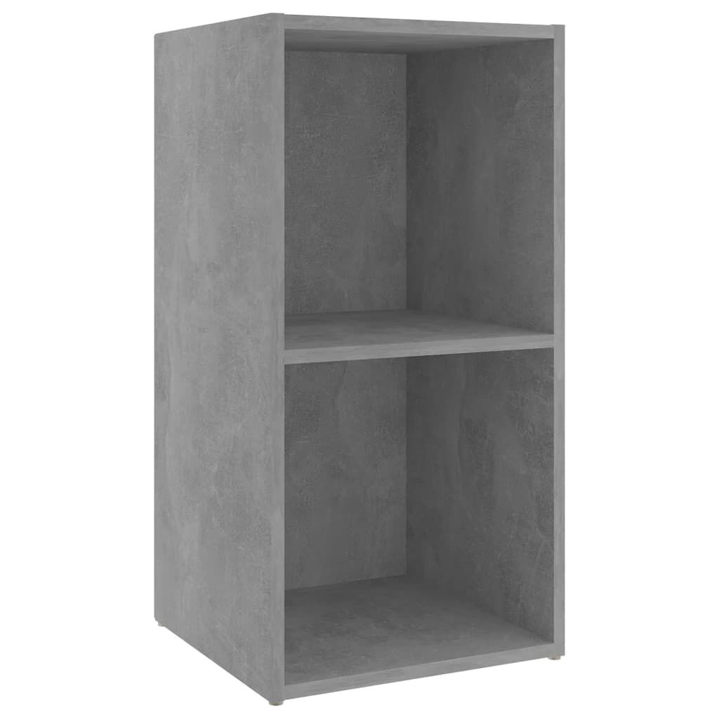 vidaXL Έπιπλα Τηλεόρασης 4 τεμ. Γκρι Σκυρ. 72x35x36,5 εκ. Επεξ. Ξύλο