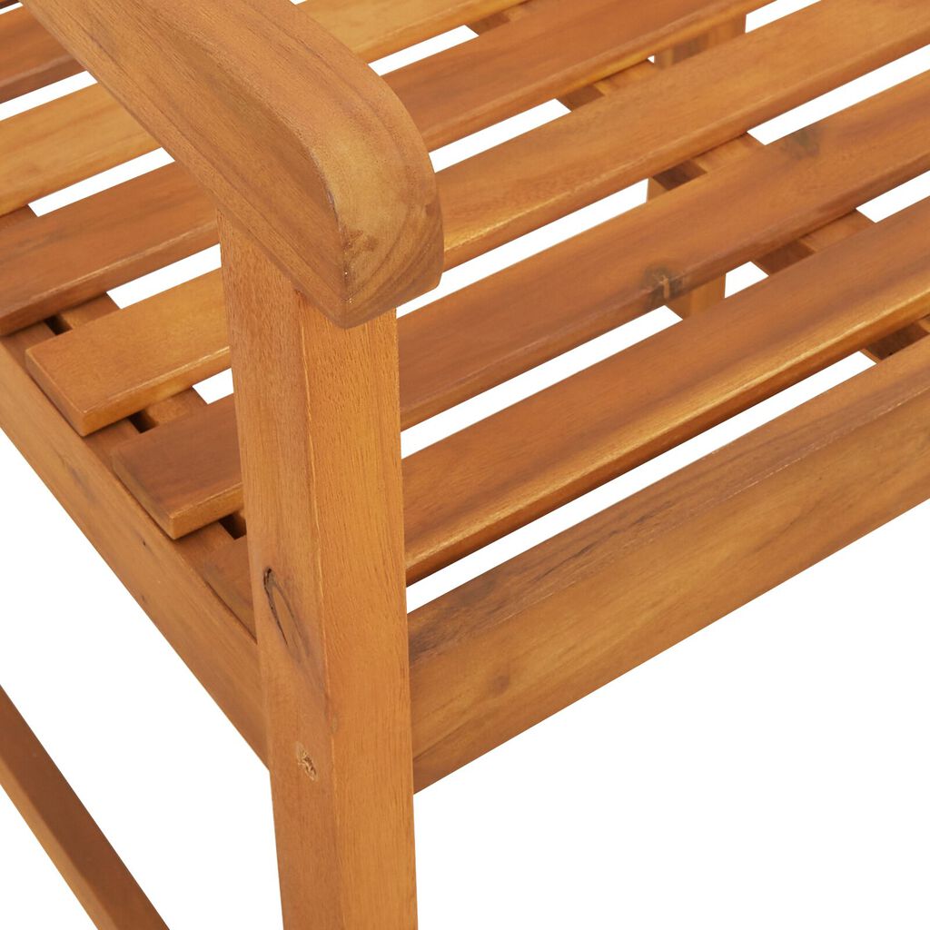 vidaXL Καρέκλες Κήπου 2 τεμ 56x56x90 εκ Μασίφ Ξύλο Ακακίας