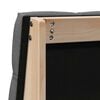 vidaXL Ταπετσαρισμένο κεφαλάρι Σκούρο Γκρι 100 cm Στερεά ξυλεία πεύκου