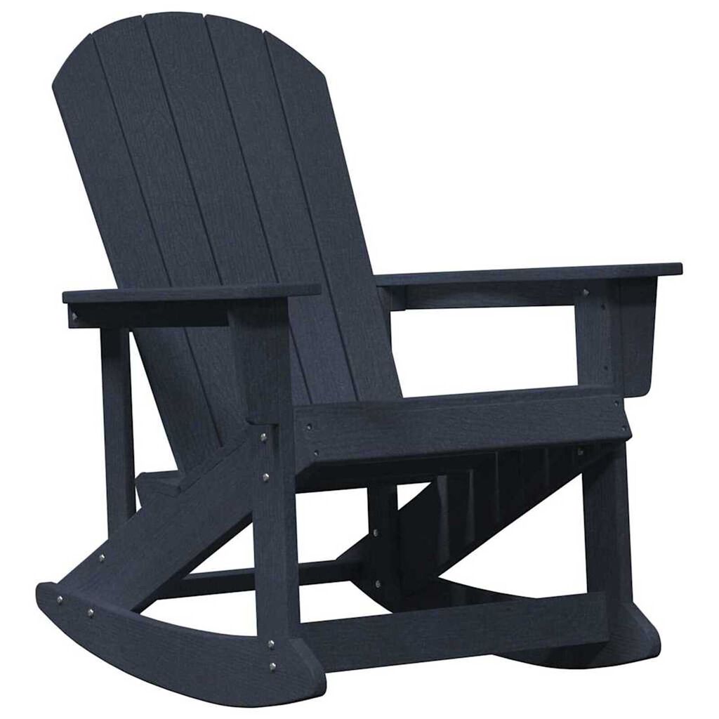 vidaXL Καρέκλες Ροκάντας Adirondack 2 pcs Ναυτικό μπλε HDPE