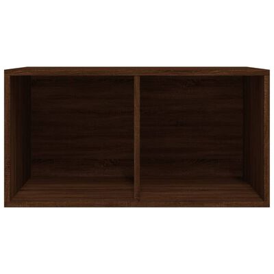 vidaXL Έπιπλο Δίσκων Βινυλίου Καφέ Δρυς 71 x 34 x 36 εκ. Επεξεργ. Ξύλο