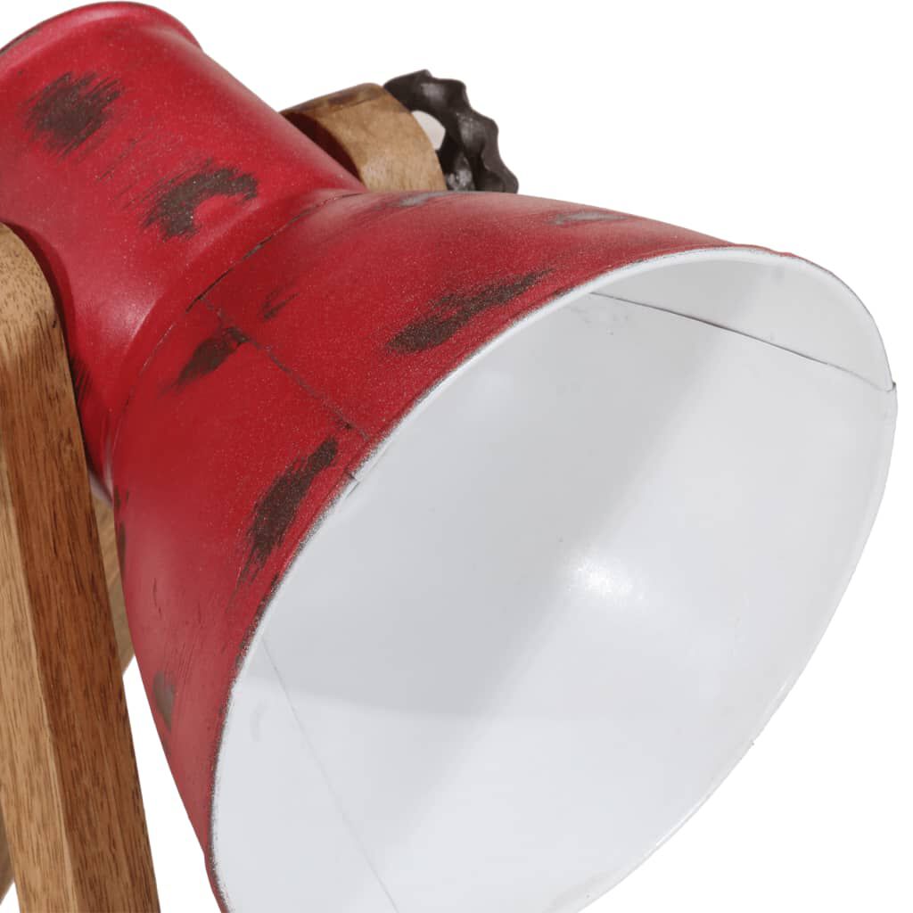 vidaXL Φωτιστικό Γραφείου 25 W Αντικέ Κόκκινο 30x17x40 εκ. Ε27