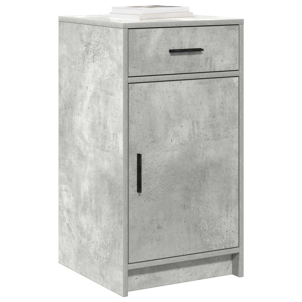 vidaXL Τραπέζι περιποίησης με συρτάρι 2 pcs Γκρι 40 x 41 x 75 εκ