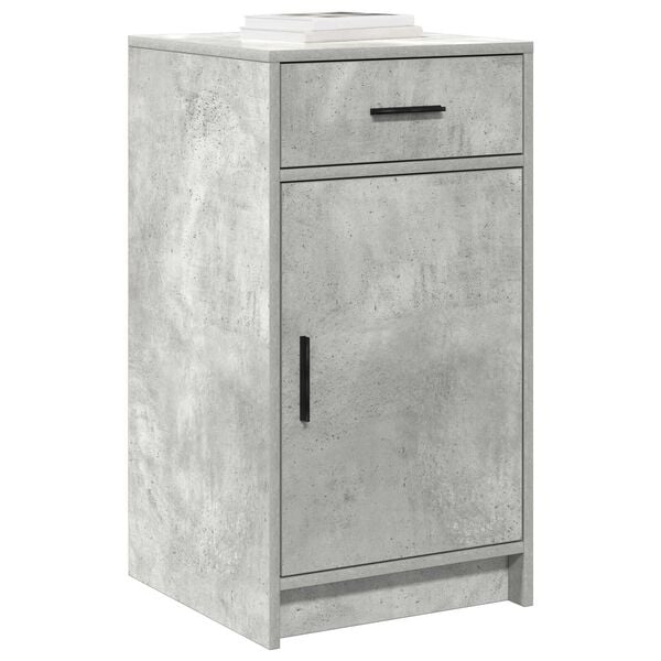vidaXL Τραπέζι περιποίησης με συρτάρι 2 pcs Γκρι 40 x 41 x 75 εκ