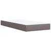 vidaXL &Kappa;&rho;&epsilon;&beta;ά&tau;&iota; Boxspring &mu;&epsilon; &Sigma;&tau;&rho;ώ&mu;&alpha; Taupe 90x190 &epsilon;&kappa;.&Upsilon;&phi;&alpha;&sigma;&mu;ά&tau;&iota;&nu;&omicron;