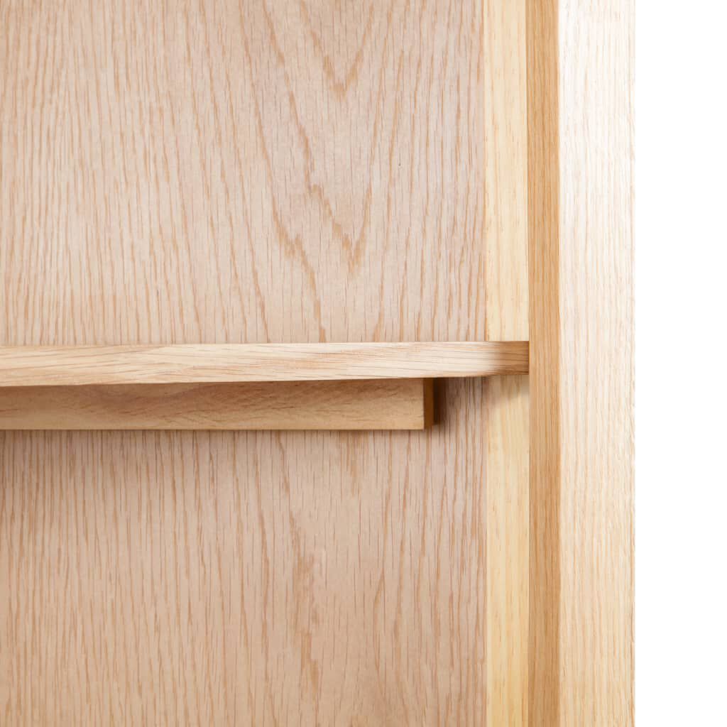 vidaXL Έπιπλο/Ντουλάπι Γωνιακό 59 x 36 x 180 εκ. από Μασίφ Ξύλο Δρυός