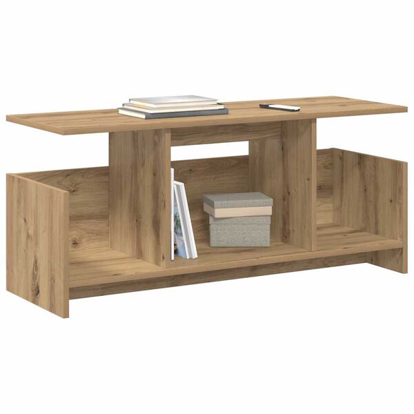 vidaXL &Beta;ά&sigma;&eta; TV Artisan Oak 102 x 35 x 45 &epsilon;&kappa;. &Epsilon;&pi;&epsilon;&xi;&epsilon;&rho;&gamma;&alpha;&sigma;&mu;έ&nu;&omicron; &xi;ύ&lambda;&omicron;