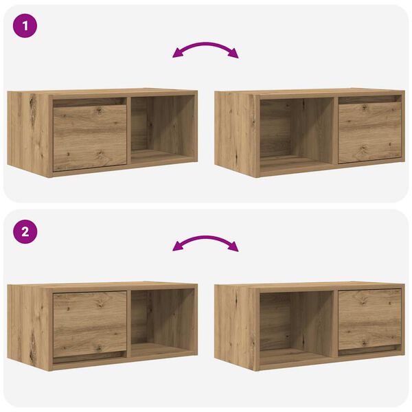 vidaXL Έπιπλο Τηλεόρασης 60x31x25,5 εκ. Επεξεργασμένο Ξύλο