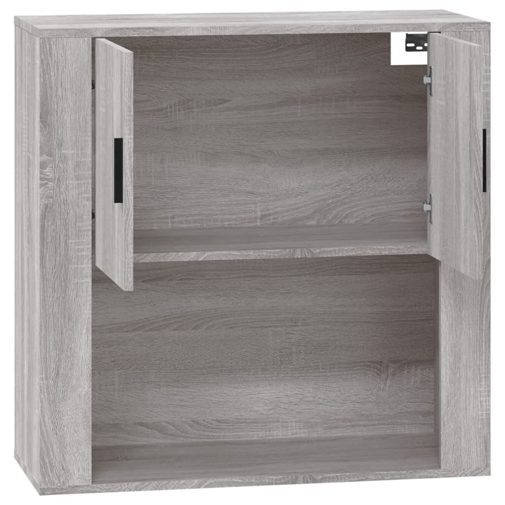 vidaXL Ντουλάπι Τοίχου Γκρι Sonoma 80x33x80 εκ. Επεξεργασμένο Ξύλο