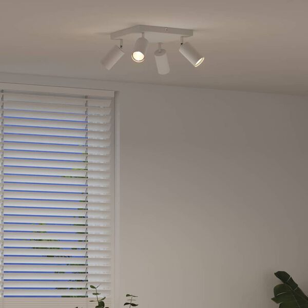 vidaXL &Sigma;&pi;&omicron;&tau; &omicron;&rho;&omicron;&phi;ή&sigmaf; &mu;&epsilon; &pi;&rho;&omicron;&beta;&omicron;&lambda;&epsilon;ί&sigmaf; &Lambda;&epsilon;&upsilon;&kappa;ό 26 x 26 x 16,5 &epsilon;&kappa; &Mu;έ&tau;&alpha;&lambda;&lambda;&omicron;