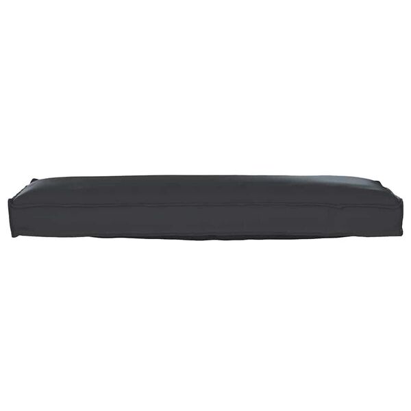 vidaXL Μαξιλάρι παλέτας για πάγκο Μαύρο 120 x 40 x 8 εκ Ύφασμα Oxford