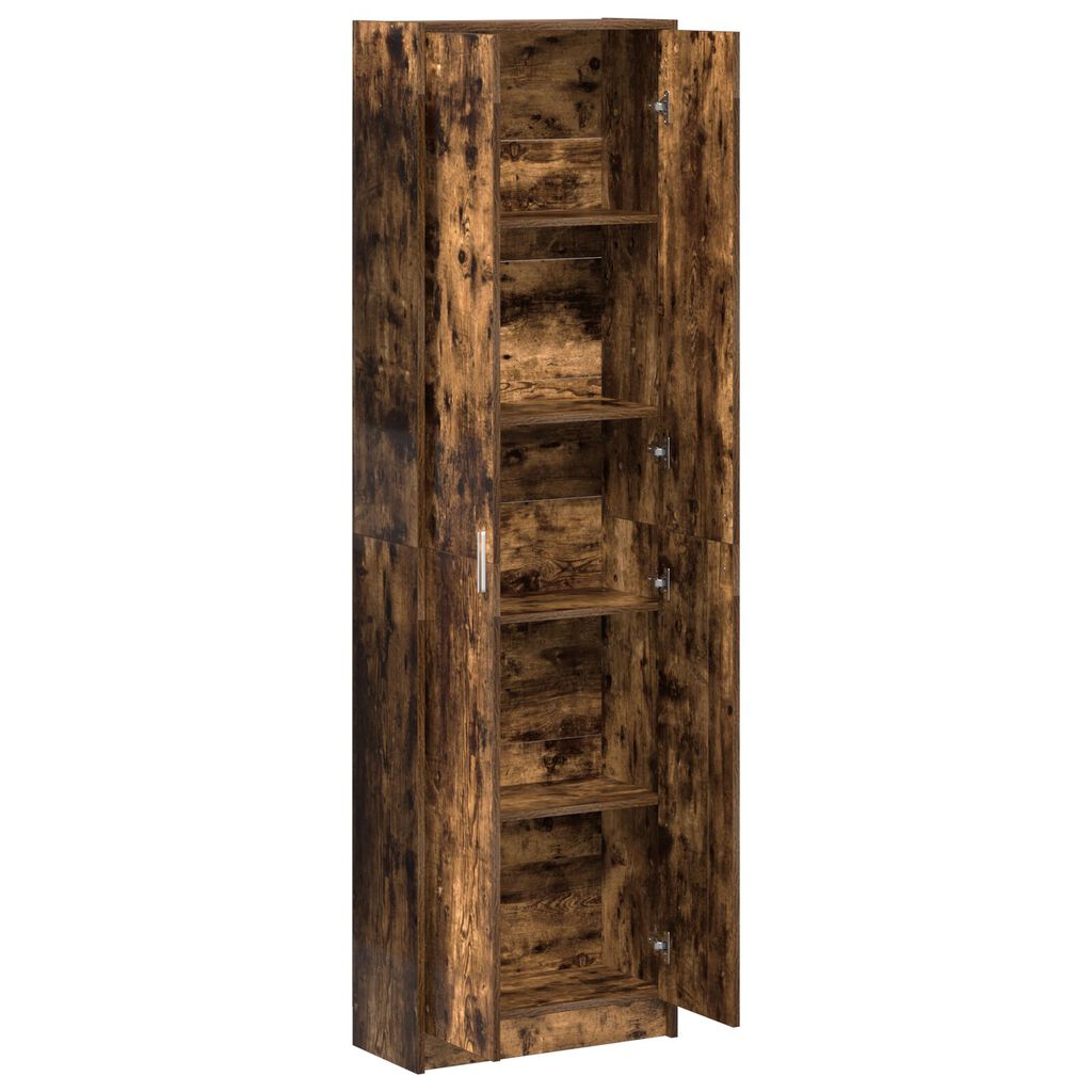 vidaXL Ντουλάπα Καπνιστού Δρυ 55x25x189 εκ. Επεξεργασμένου Ξύλου