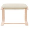 vidaXL Υποπόδιο Κρεμ 51 x 41 x 40 εκ. Υφασμάτινο