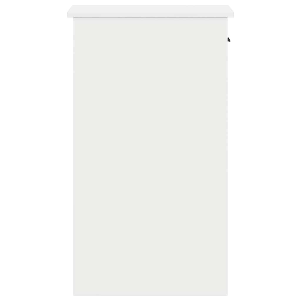 vidaXL Πύργος υπολογιστή με συρτάρι Λευκό 35x45x77 cm