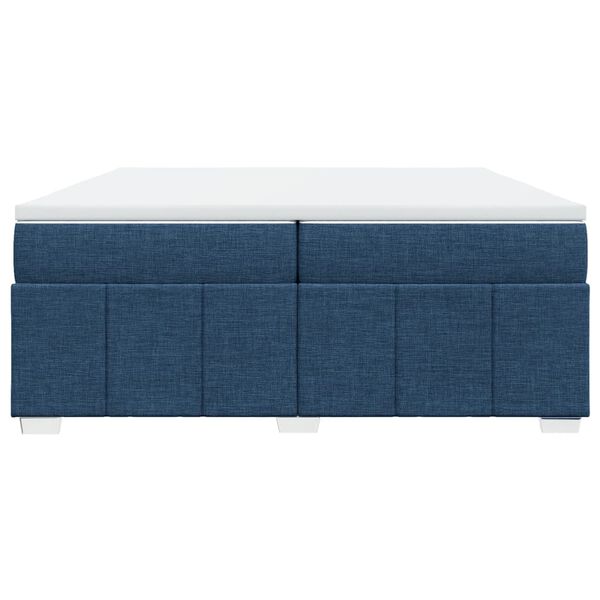 vidaXL &Kappa;&rho;&epsilon;&beta;ά&tau;&iota; Boxspring &mu;&epsilon; &Sigma;&tau;&rho;ώ&mu;&alpha; &Mu;&pi;&lambda;&epsilon; 200x200 &epsilon;&kappa;. &Upsilon;&phi;&alpha;&sigma;&mu;ά&tau;&iota;&nu;&omicron;