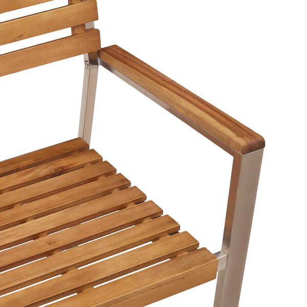 vidaXL Καρέκλα Κήπου 6 pcs Καφέ 56 x 54.5 x 87 εκ. Μασίφ ξύλο ακακίας