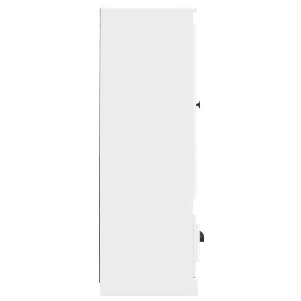vidaXL Ντουλάπι Λευκό 36 x 35,5 x 103,5 εκ. από Επεξεργασμένο Ξύλο