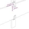 vidaXL Κεφαλάρι με κεφαλάρι Taupe 80 cm ύφασμα