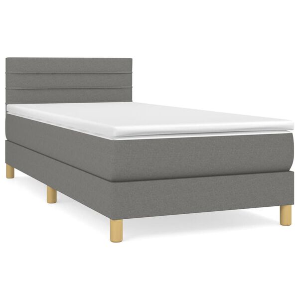 vidaXL &Kappa;&rho;&epsilon;&beta;ά&tau;&iota; Boxspring &mu;&epsilon; &Sigma;&tau;&rho;ώ&mu;&alpha; &Sigma;&kappa;&omicron;ύ&rho;&omicron; &Gamma;&kappa;&rho;&iota; 80x200 &epsilon;&kappa;. &Upsilon;&phi;&alpha;&sigma;&mu;ά&tau;&iota;&nu;&omicron;