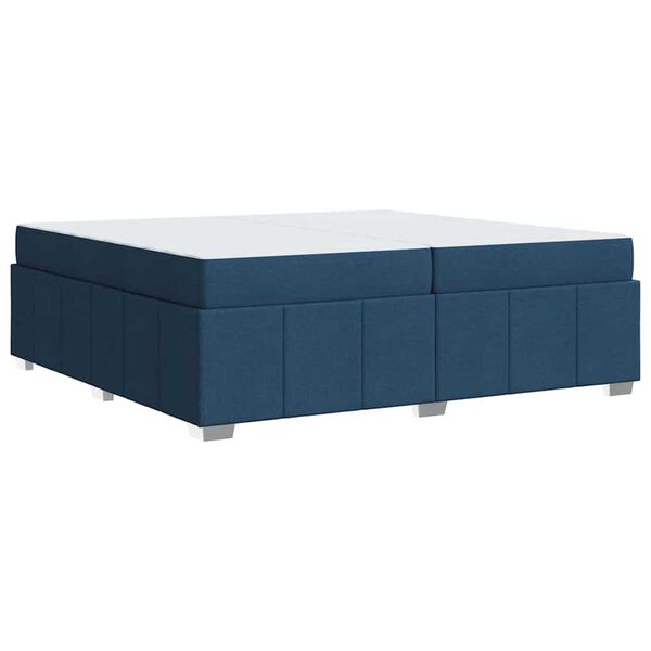 vidaXL Σκελετός Κρεβατιού Άλλο Μπλε 200 x 200 cm ύφασμα