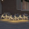 vidaXL LED &Epsilon;&lambda;ά&phi;&iota;&alpha; &mu;&epsilon; 180 LED 6 pcs &Chi;&rho;&upsilon;&sigma;ό PET