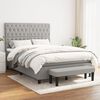 vidaXL &Kappa;&rho;&epsilon;&beta;ά&tau;&iota; Boxspring &mu;&epsilon; &Sigma;&tau;&rho;ώ&mu;&alpha; &Alpha;&nu;&omicron;&iota;&chi;&tau;ό &Gamma;&kappa;&rho;&iota; 140x190 &epsilon;&kappa;. &Upsilon;&phi;&alpha;&sigma;&mu;ά&tau;&iota;&nu;&omicron;