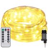 vidaXL Φωτιστικό Συρματόσχοινο με 120 LED Θερμό λευκό 5 m PVC