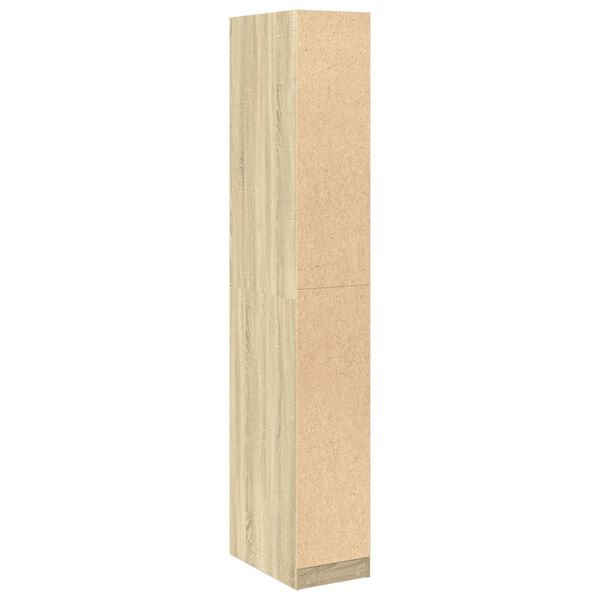 vidaXL Ντουλάπα Sonoma Δρυς 30x50x200 εκ. από Επεξεργασμένο Ξύλο