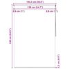 vidaXL Κουρτίνα Μπάνιου Ρολό Λευκή 140 x 240 εκ.
