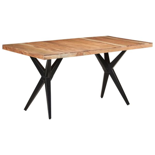vidaXL Τραπεζαρία 160 x 80 x 76 εκ. από Μασίφ Ξύλο Ακακίας