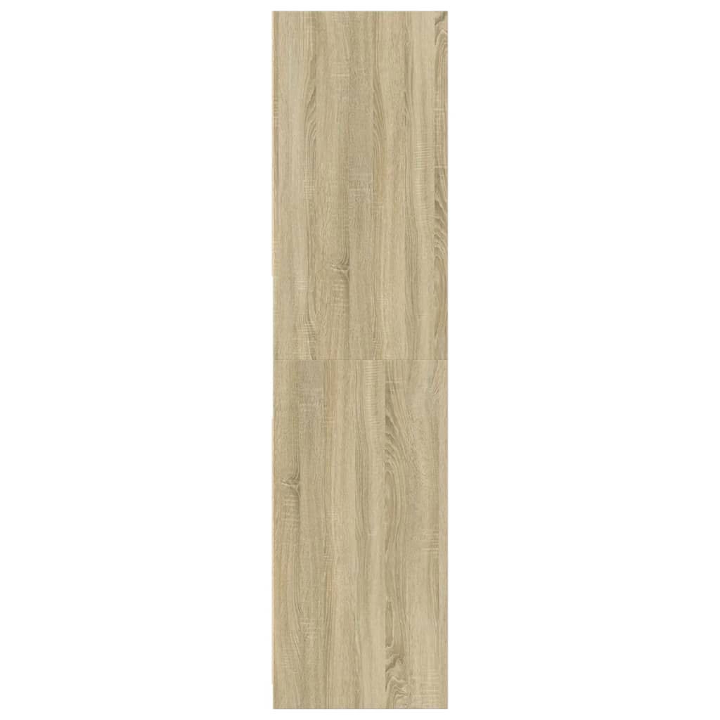 vidaXL Ντουλάπα Χρώμα Sonoma Δρυς 80x50x200 εκ. από Επεξ. Ξύλο