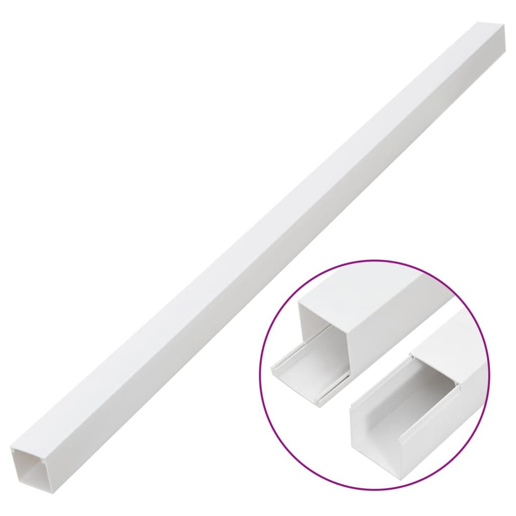 vidaXL Κανάλι Καλωδίων 60 x 40 χιλ. 10 μ. από PVC