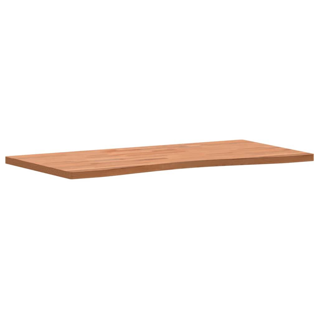VidaXL Επιφάνεια Εργασίας 100x(45-50)x2,5 εκ. από Μασίφ Ξύλο Οξιάς