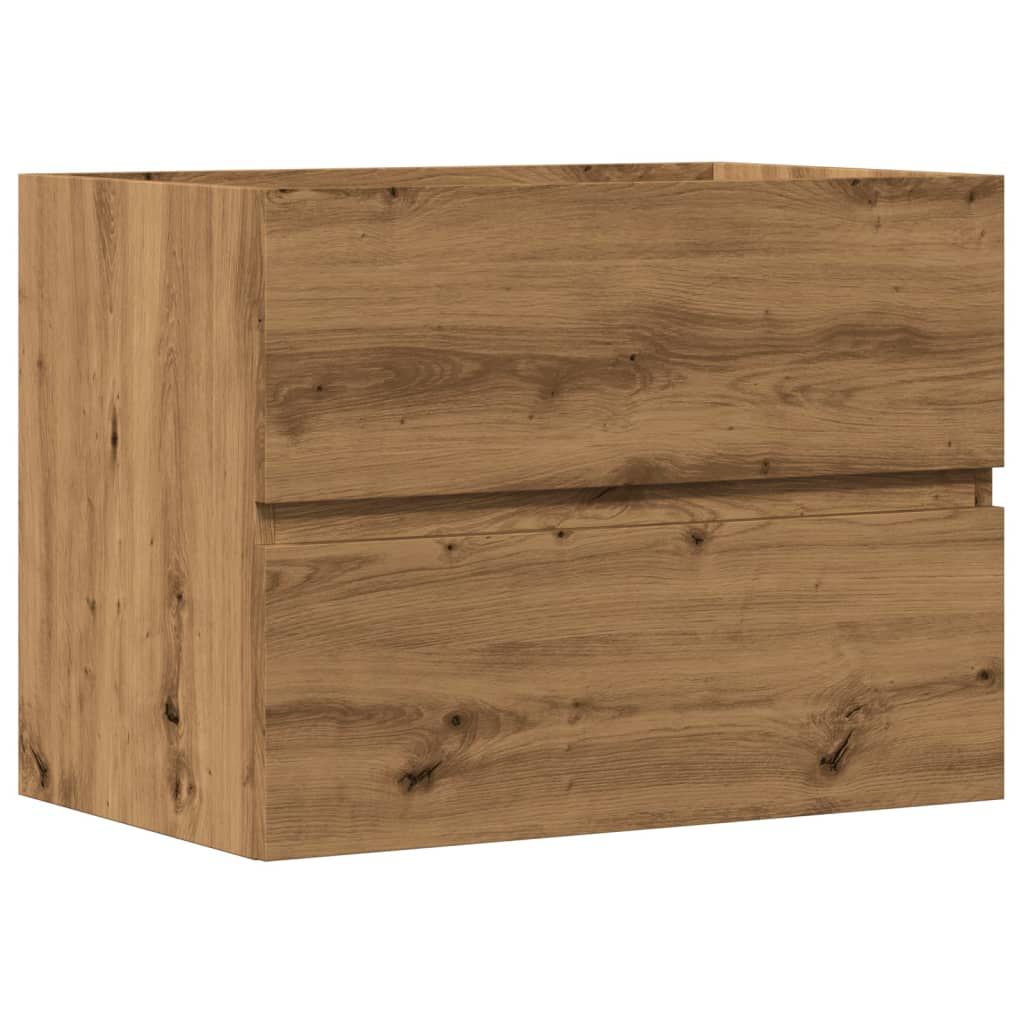 vidaXL Ντουλάπι Μπάνιου Αρτισιανή Δρυς 60x38,5x45 εκ. Επεξ. Ξύλο