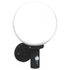 vidaXL Εξωτερικά Φωτιστικά Τοίχου 2 pcs Μαύρο 28 x 25 x 38 εκ