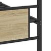 vidaXL Πλαίσιο Κρεβατιού Χωρ. Στρώμα Sonoma Δρυς 100x200εκ Επ. Ξύλο