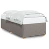 vidaXL Σκελετός Κρεβατιού Χωρίς Στρώμα Taupe 80x200 εκ. Υφασμάτινο