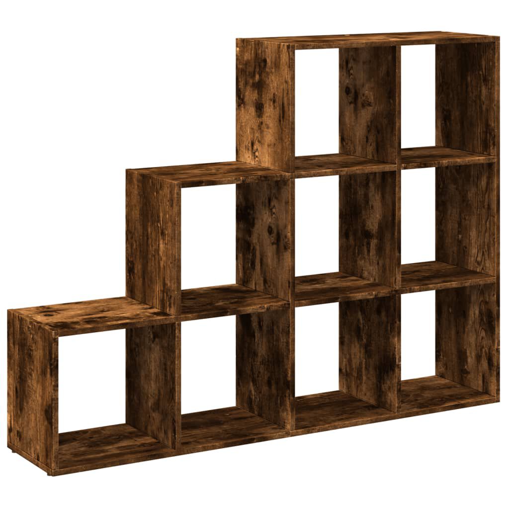 vidaXL Βιβλιοθήκη/Διαχωριστικό Χώρου 3 Επ. 137,5x29x103,5εκ. Επ. Ξύλο