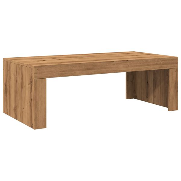 vidaXL Τραπεζάκι Σαλονιού Artisan Δρυς 102x50x35 εκ Επεξεργασμένο Ξύλο