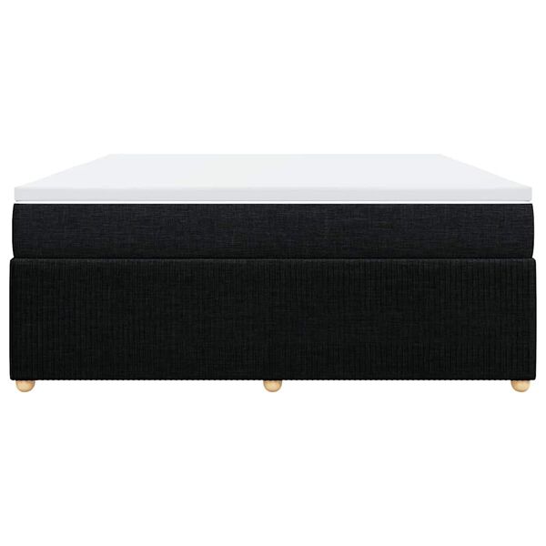 vidaXL &Kappa;&rho;&epsilon;&beta;ά&tau;&iota; Boxspring &mu;&epsilon; &Sigma;&tau;&rho;ώ&mu;&alpha; &Mu;&alpha;ύ&rho;&omicron; 180x200 &epsilon;&kappa;. &Upsilon;&phi;&alpha;&sigma;&mu;ά&tau;&iota;&nu;&omicron;