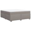 vidaXL &Kappa;&rho;&epsilon;&beta;ά&tau;&iota; Boxspring &mu;&epsilon; &Sigma;&tau;&rho;ώ&mu;&alpha; Taupe 180x200 &epsilon;&kappa;. &Upsilon;&phi;&alpha;&sigma;&mu;ά&tau;&iota;&nu;&omicron;