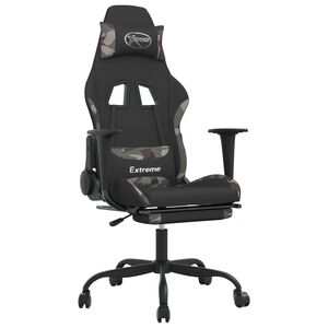 vidaXL &Kappa;&alpha;&rho;έ&kappa;&lambda;&alpha; Gaming &Mu;&alpha;ύ&rho;&omicron;/&Pi;&alpha;&rho;&alpha;&lambda;&lambda;&alpha;&gamma;ή Ύ&phi;&alpha;&sigma;&mu;&alpha; &mu;&epsilon; &Upsilon;&pi;&omicron;&pi;ό&delta;&iota;&omicron;