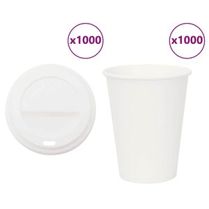 vidaXL &Chi;ά&rho;&tau;&iota;&nu;&alpha; &pi;&omicron;&tau;ή&rho;&iota;&alpha; &kappa;&alpha;&phi;έ &mu;&epsilon; &kappa;&alpha;&pi;ά&kappa;&iota;&alpha; 1000 &tau;&epsilon;&mu;ά&chi;&iota;&alpha; 12oz 300ml