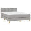 vidaXL &Kappa;&rho;&epsilon;&beta;ά&tau;&iota; Boxspring &mu;&epsilon; &Sigma;&tau;&rho;ώ&mu;&alpha; &Alpha;&nu;&omicron;&iota;&chi;&tau;ό &Gamma;&kappa;&rho;&iota; 140x190 &epsilon;&kappa;. &Upsilon;&phi;&alpha;&sigma;&mu;ά&tau;&iota;&nu;&omicron;