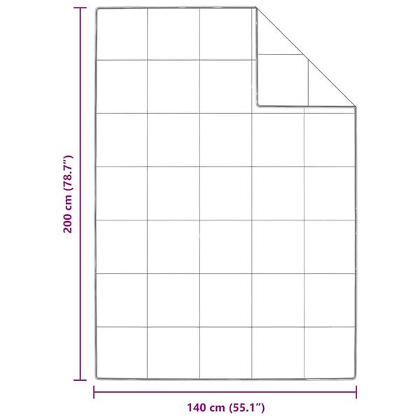 vidaXL Σετ Παπλωμάτων με μαξιλάρι 2 pcs Λευκό 140 x 200 cm Πούπουλο