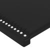 vidaXL Κεφαλάρια Κρεβατιού 2 τεμ.Μαύρα80 x 5 x 78/88 εκ.ΣυνθετικόΔέρμα