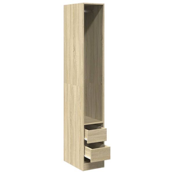 vidaXL Ντουλάπα Sonoma Δρυς 30x50x200 εκ. από Επεξεργασμένο Ξύλο