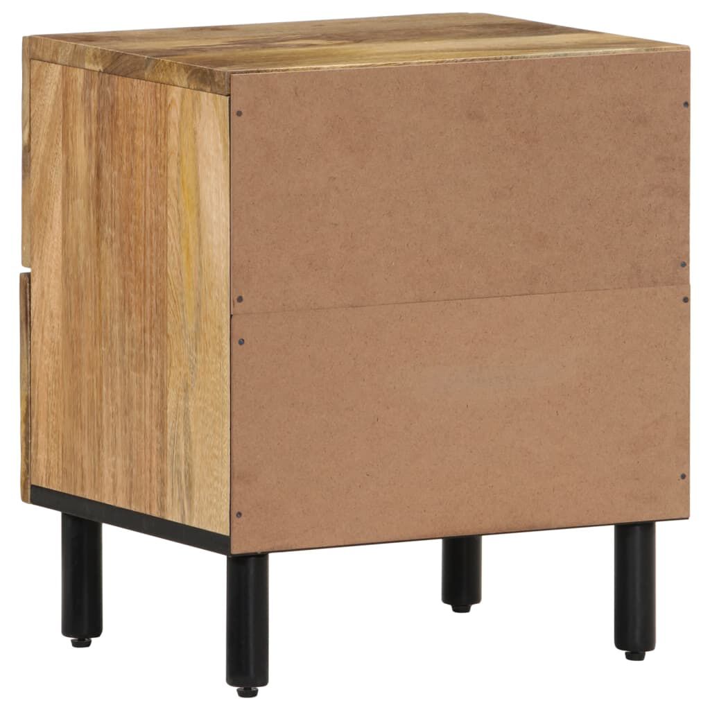 vidaXL Κομοδίνο 40 x 33 x 46 εκ. από Μασίφ Ξύλο Μάνγκο