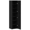 vidaXL Highboard &Mu;&alpha;ύ&rho;&eta; &Omicron;&xi;&upsilon;ά 40 x 42,5 x 185 &epsilon;&kappa;.