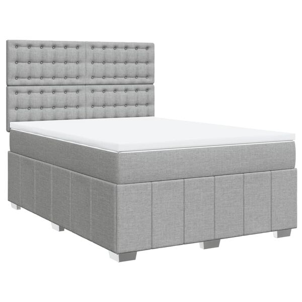 vidaXL &Kappa;&rho;&epsilon;&beta;ά&tau;&iota; Boxspring &mu;&epsilon; &Sigma;&tau;&rho;ώ&mu;&alpha; &Alpha;&nu;. &Pi;&rho;ά&sigma;&iota;&nu;&omicron; 160x200&epsilon;&kappa; &Upsilon;&phi;&alpha;&sigma;&mu;ά&tau;&iota;&nu;&omicron;